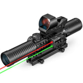 PINTY Nova 4-in-1 3-9x32 Rifle Scope Combo