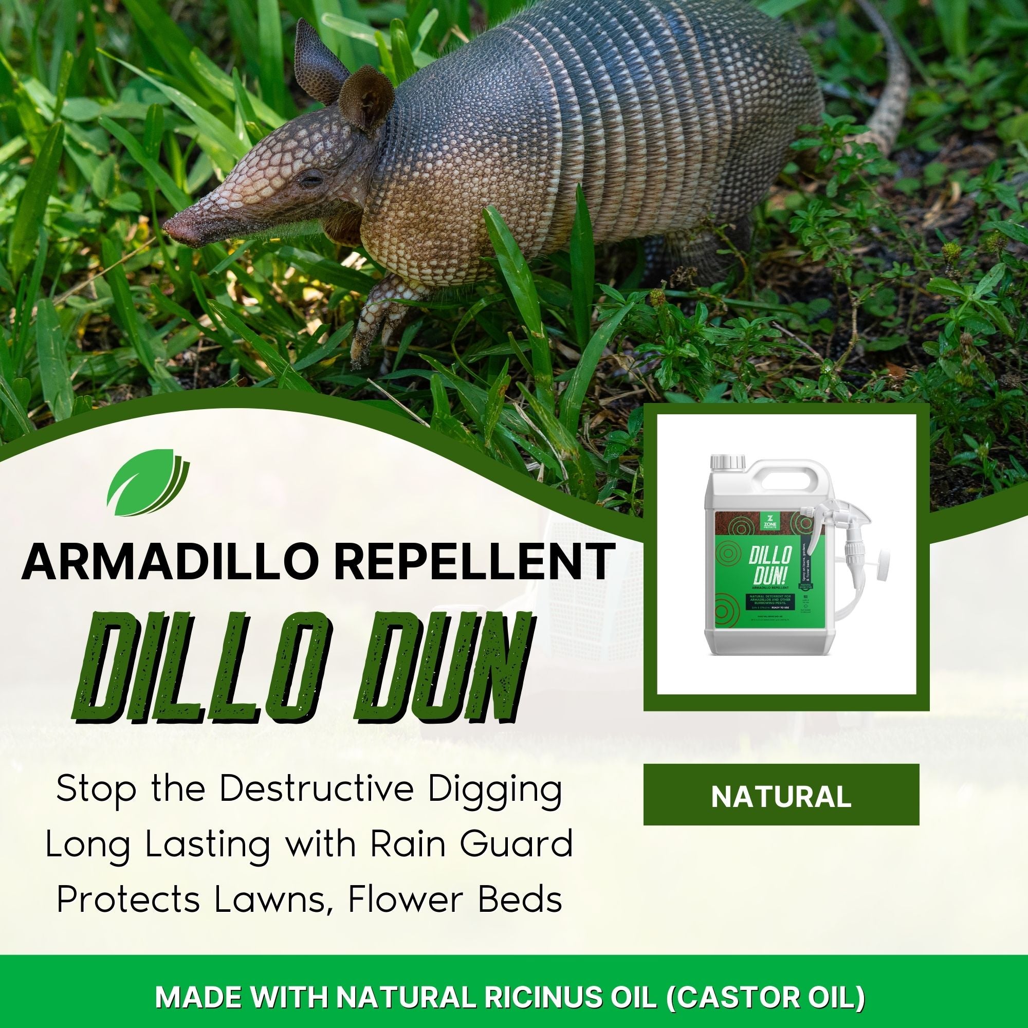 Dillo Dun Armadillo Repellent - Animal Repellent