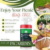 Scented Insect Repellent Wipes