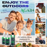 Insect Repellent, Picaridin, Scented Two Pack + Refill