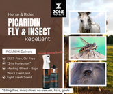 Horse & Rider Fly/Insect Repellent Mistosol + Refill Combo