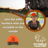 Invisible Hunter Realtree Blaze Orange 100% Fabric Hat - Apparel
