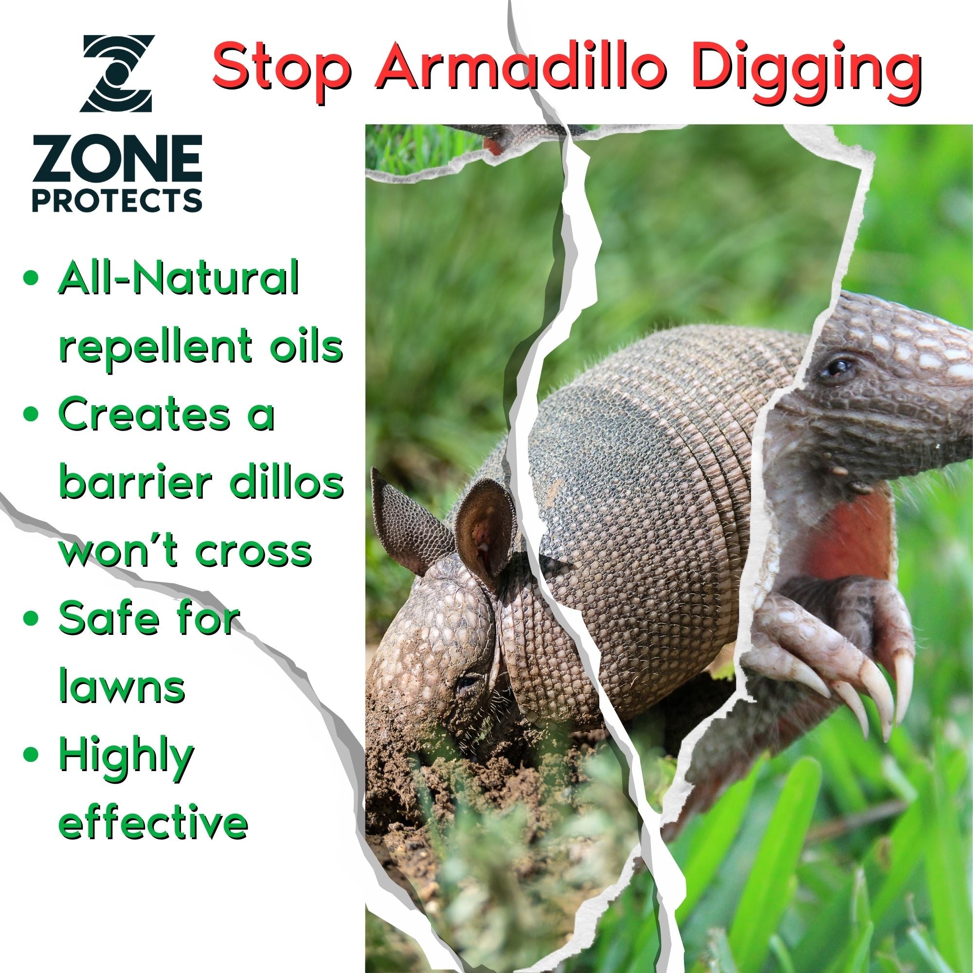 Dillo Dun Armadillo Repellent - Animal Repellent