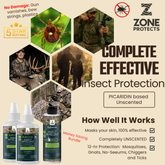 Insect Repellent Zone Realtree Twin Pack 4oz + Refill