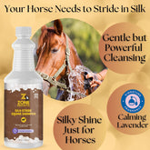 Silk-Stride Equine Shampoo; Frosted Lavender, 32oz