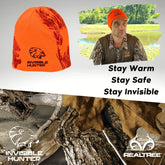 Invisible Hunter Realtree Blaze Orange Beanie - Apparel
