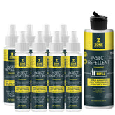 Unscented Insect Repellent Spray, 1oz Case + Refill Bundle