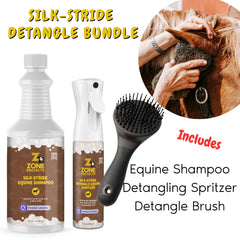 Silk Stride Detangle Equine Bundle