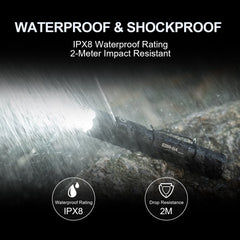 E9R GEN4 - 2,550 Lumen Tactical EDC Flashlight