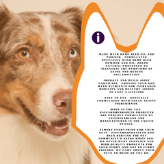 PiccardNaturePets StrongFlex with Hemp Joint Support for Dogs 60Chews + FREE Bandana!