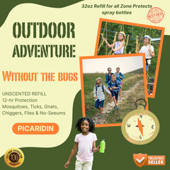 Unscented Picaridin Insect Repellent 32oz Refill