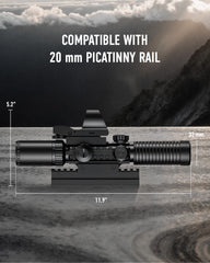 PINTY Nova 4-in-1  3-9x32 Rifle Scope Combo