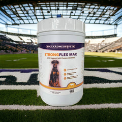 Piccardmeds4pets StrongFlex Max Joint Support Chews Large Dogs 180ct + FREE Bandana!