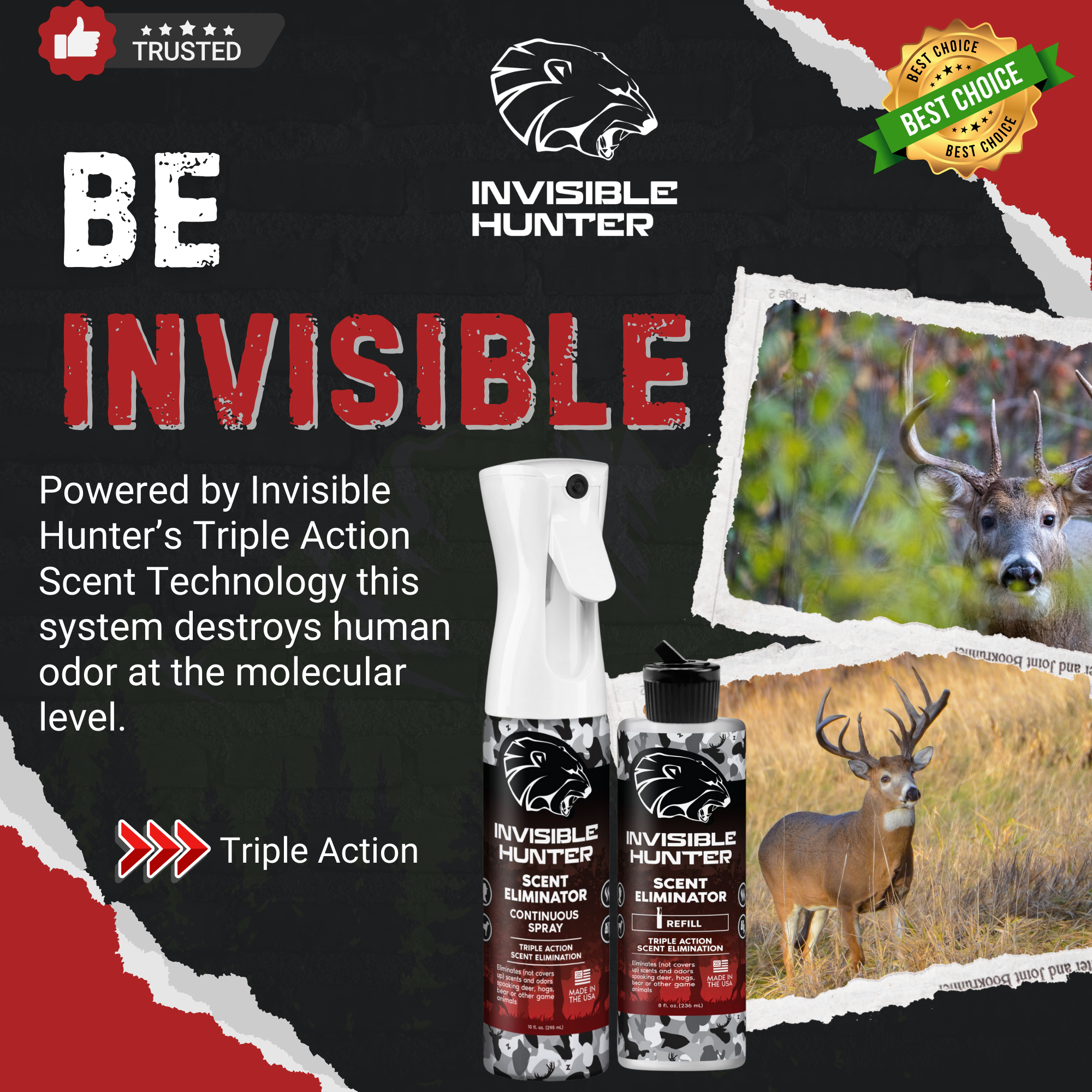 Invisible Hunter Total Scent Eliminator Strategy Kit