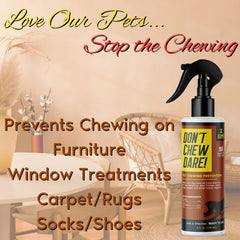 Don't Chew Dare! Pet Chewing Prevention, 8oz Trigger Spray, Twin Pack