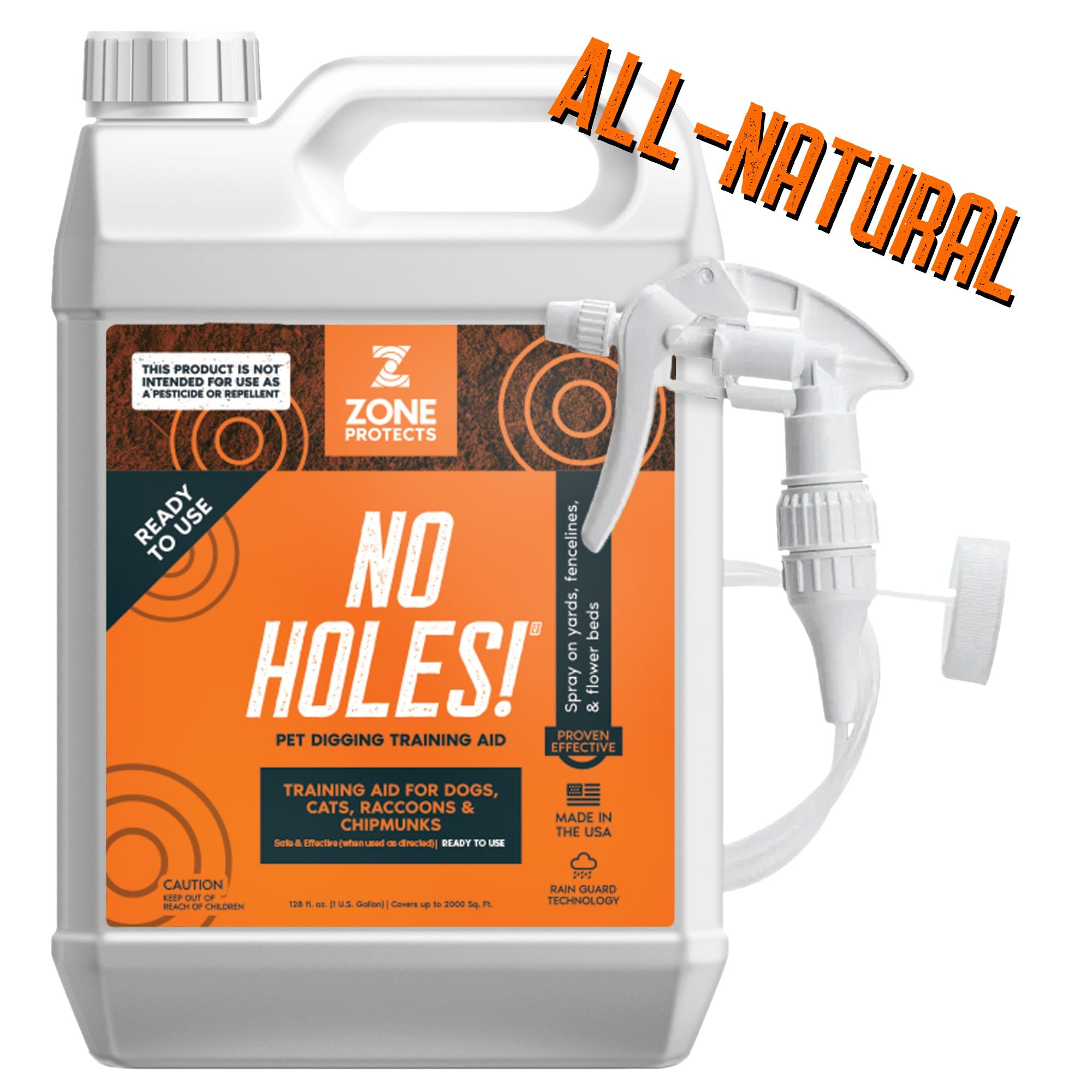 No Holes! Digging Prevention Gallon Trigger Sprayer - Pet Training Aids