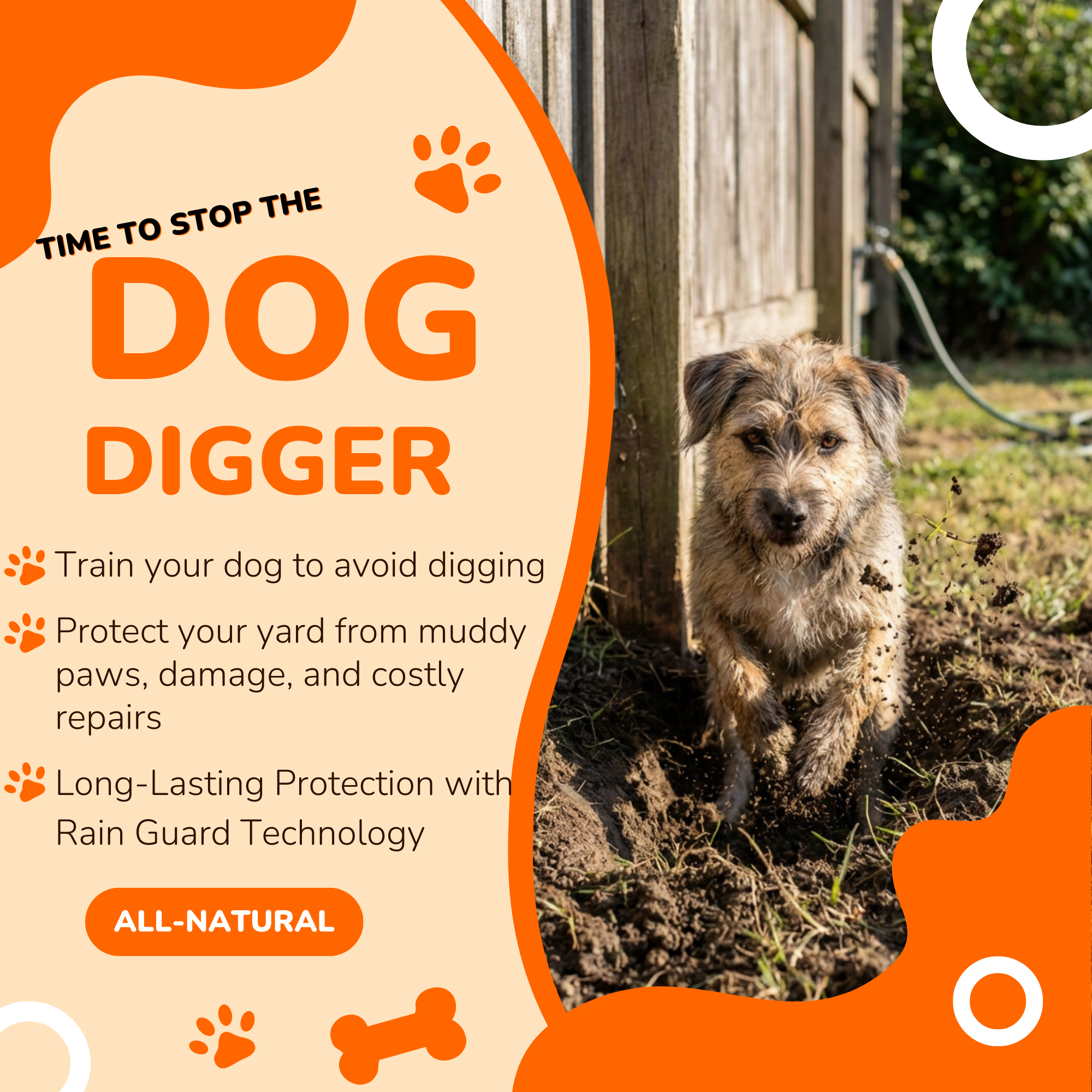 No Holes! Digging Prevention Concentrate