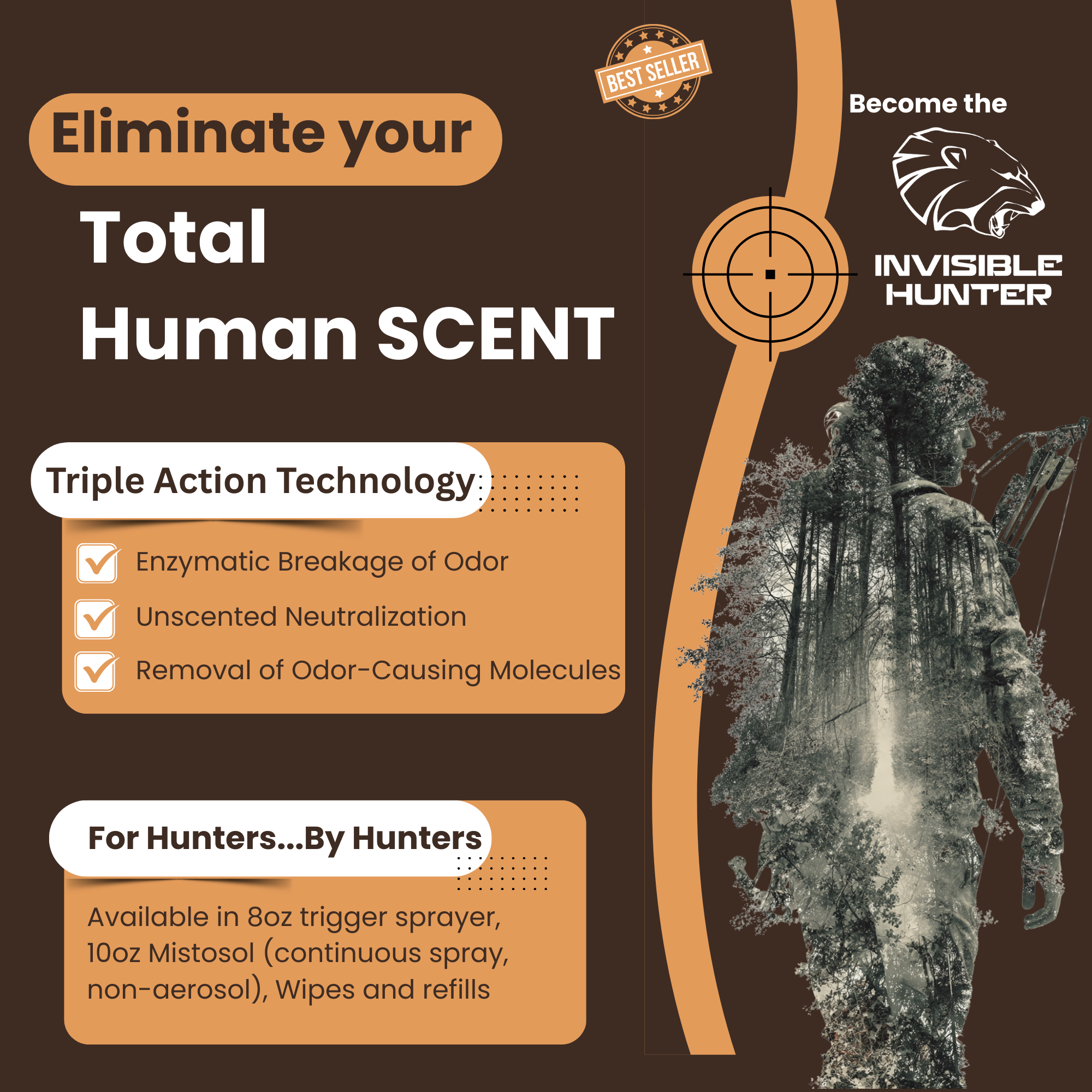 Invisible Attraction Bundle: Scent Elimination + Deer Attraction