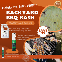 BBQ Bundle; Yard Spray plus Personal Insect Repellents