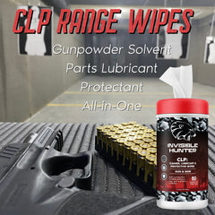 Invisible Hunter CLP Gun & Bow Cleaner/Lubricant/Protectant Wipes - Shooting