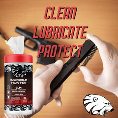 Invisible Hunter CLP Gun & Bow Cleaner/Lubricant/Protectant Wipes - Shooting