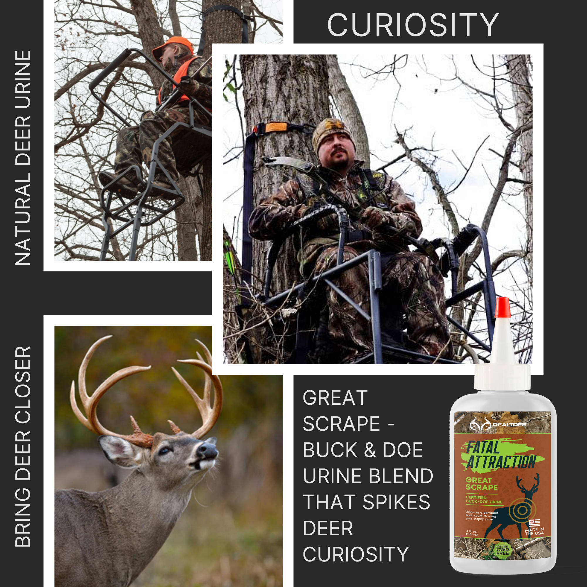 Deer Magnet Bundle (Peak Doe + Great Scrape, Deer Sugar Vanillin and Apple Corn)
