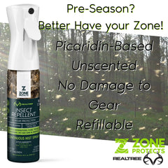 Insect Repellent Zone Realtree 10oz Mistosol - Insect Repellent