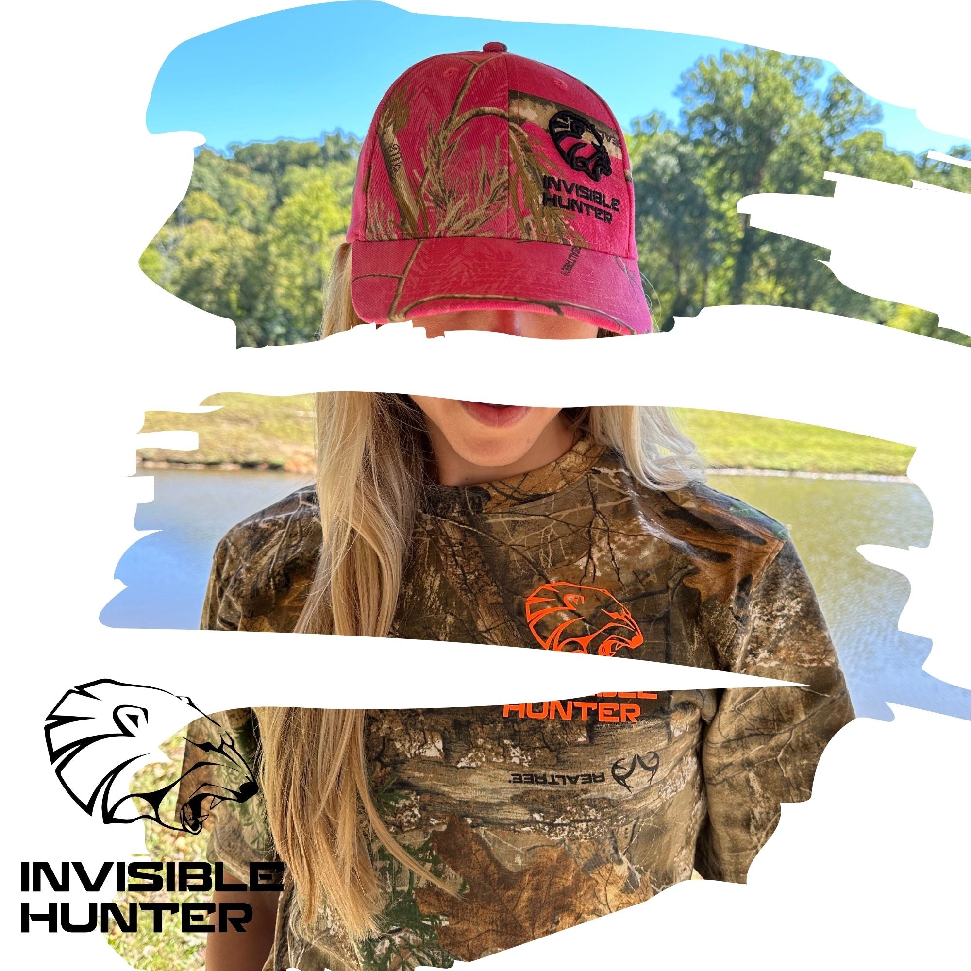 Invisible Hunter Realtree Hot Pink 100% Fabric Hat