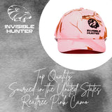 Invisible Hunter Realtree Pink 100% Fabric Hat