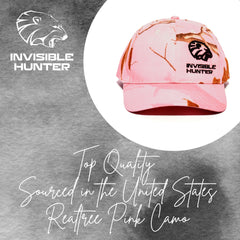 Invisible Hunter Realtree Pink 100% Fabric Hat - Apparel