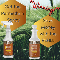 Realtree Outfitter’s Permethrin Bundle 32oz Spray + 32oz Refill - Insecticide