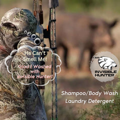 Invisible Hunter Scent Eliminator Shampoo/Body Wash - Scent Control