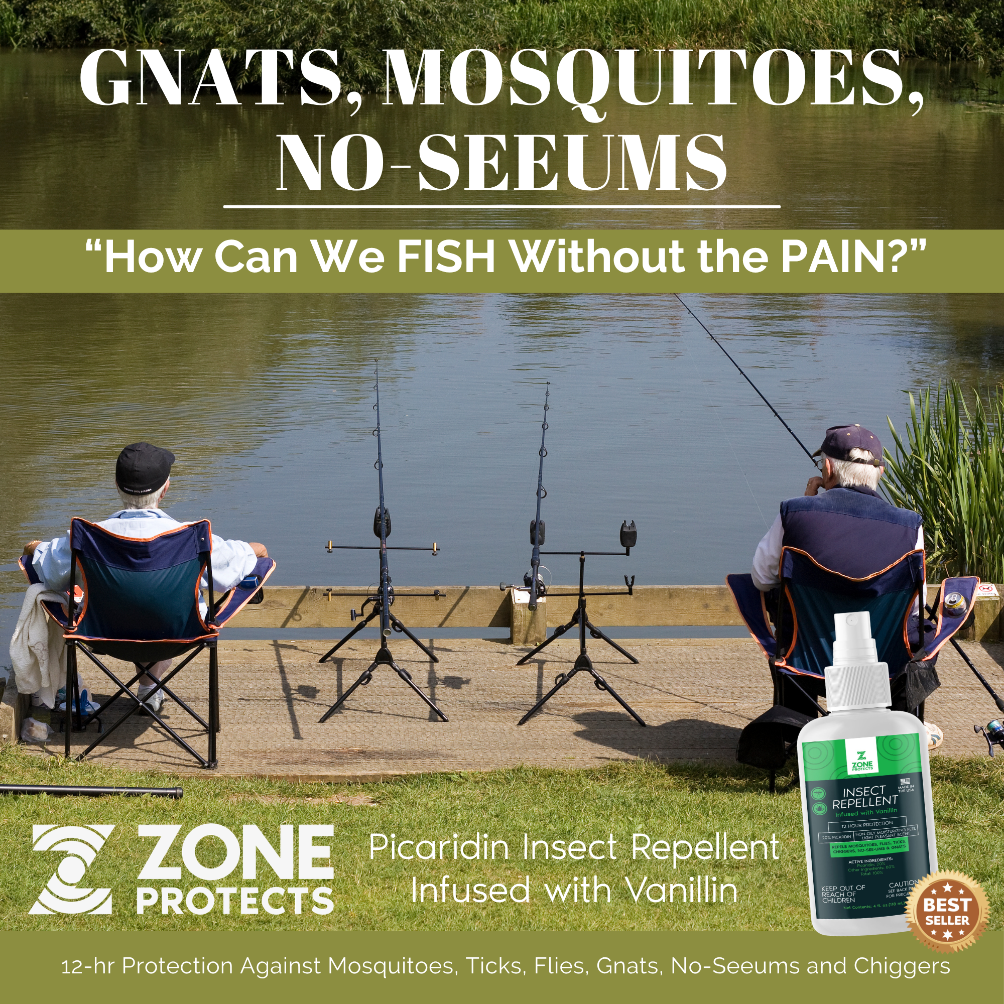 Insect Repellent, Scented, Picaridin, 4oz Mist Spray