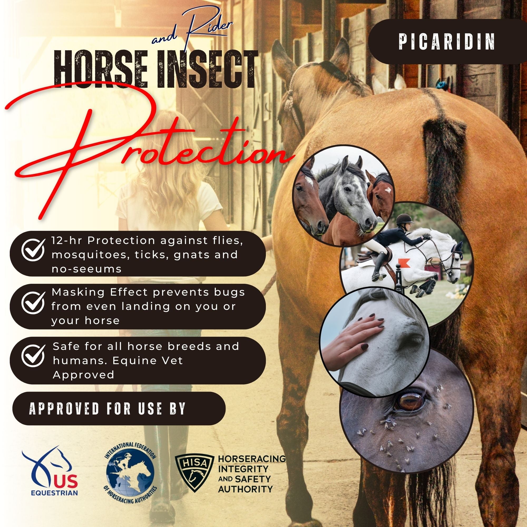 Horse & Rider Fly & Insect Repellent 8oz Refill