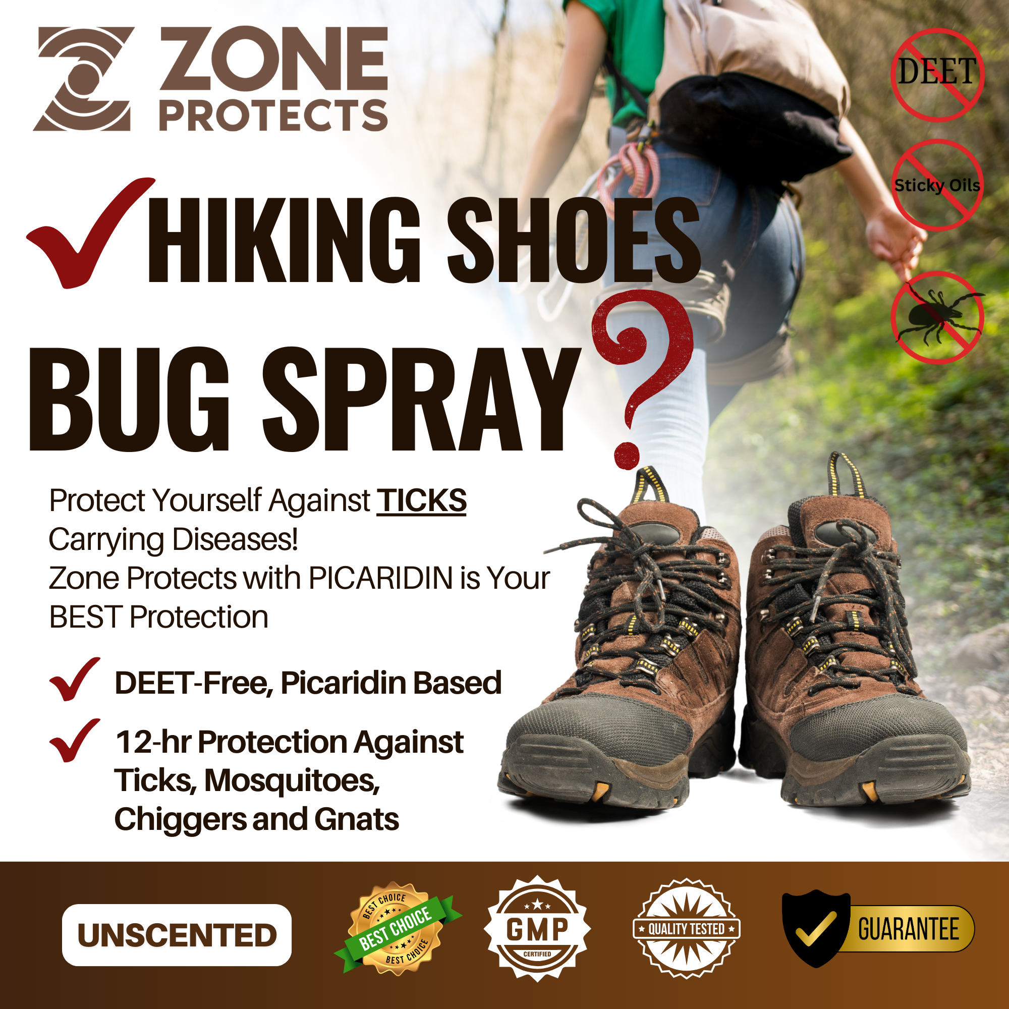 Unscented Insect Repellent Spray, 1oz Family Pack + Refill Bundle