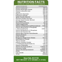 Holistic Total Body Support – Multivitamin & Glandular Support for Dogs and Cats