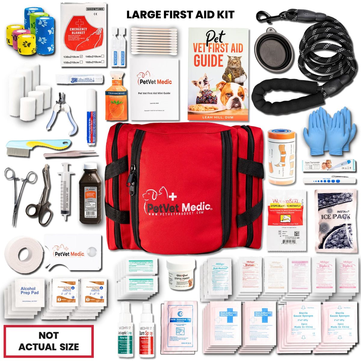 Pet First Aid Kit – Veterinarian-Curated Emergency Supplies & Guide