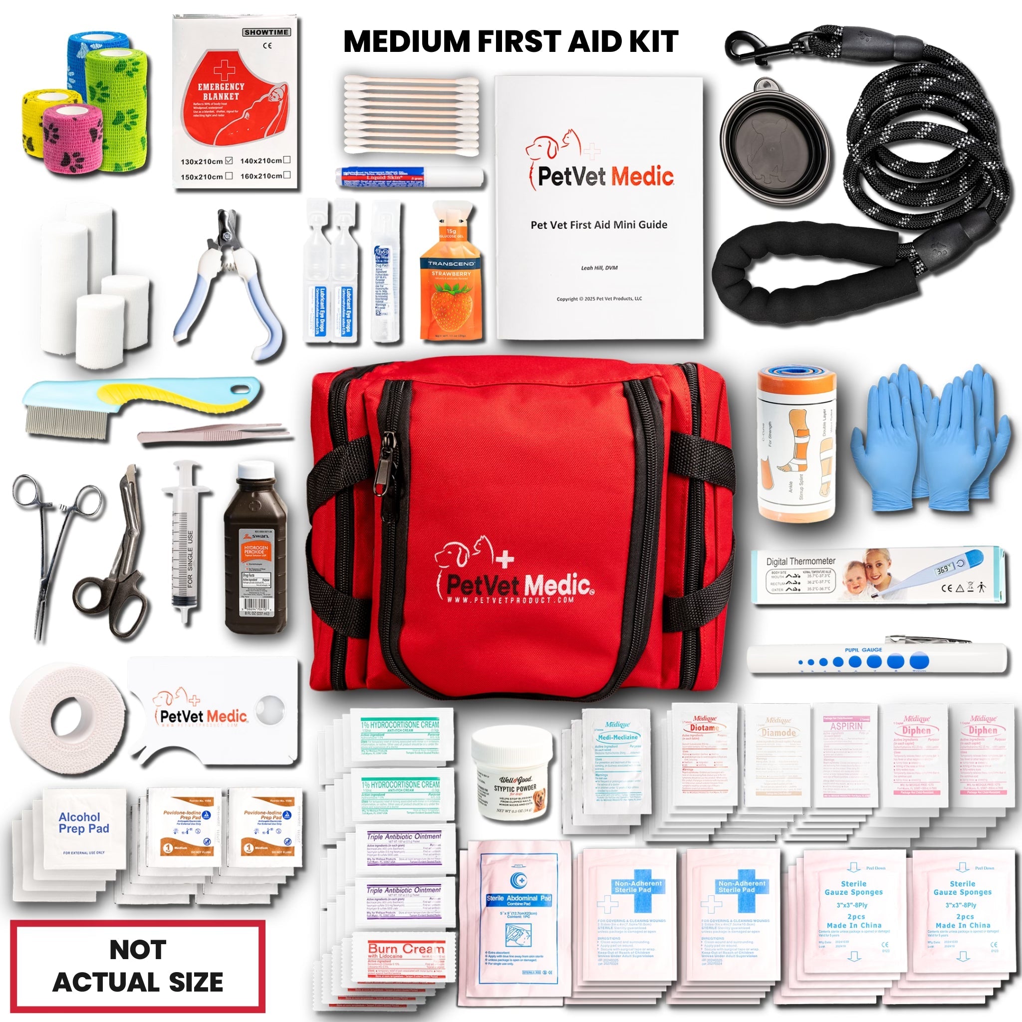 Pet First Aid Kit – Veterinarian-Curated Emergency Supplies & Guide