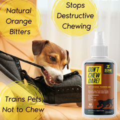 Chewing Prevention; Don’t Chew Dare! 4oz Spray - Pet Training Aids