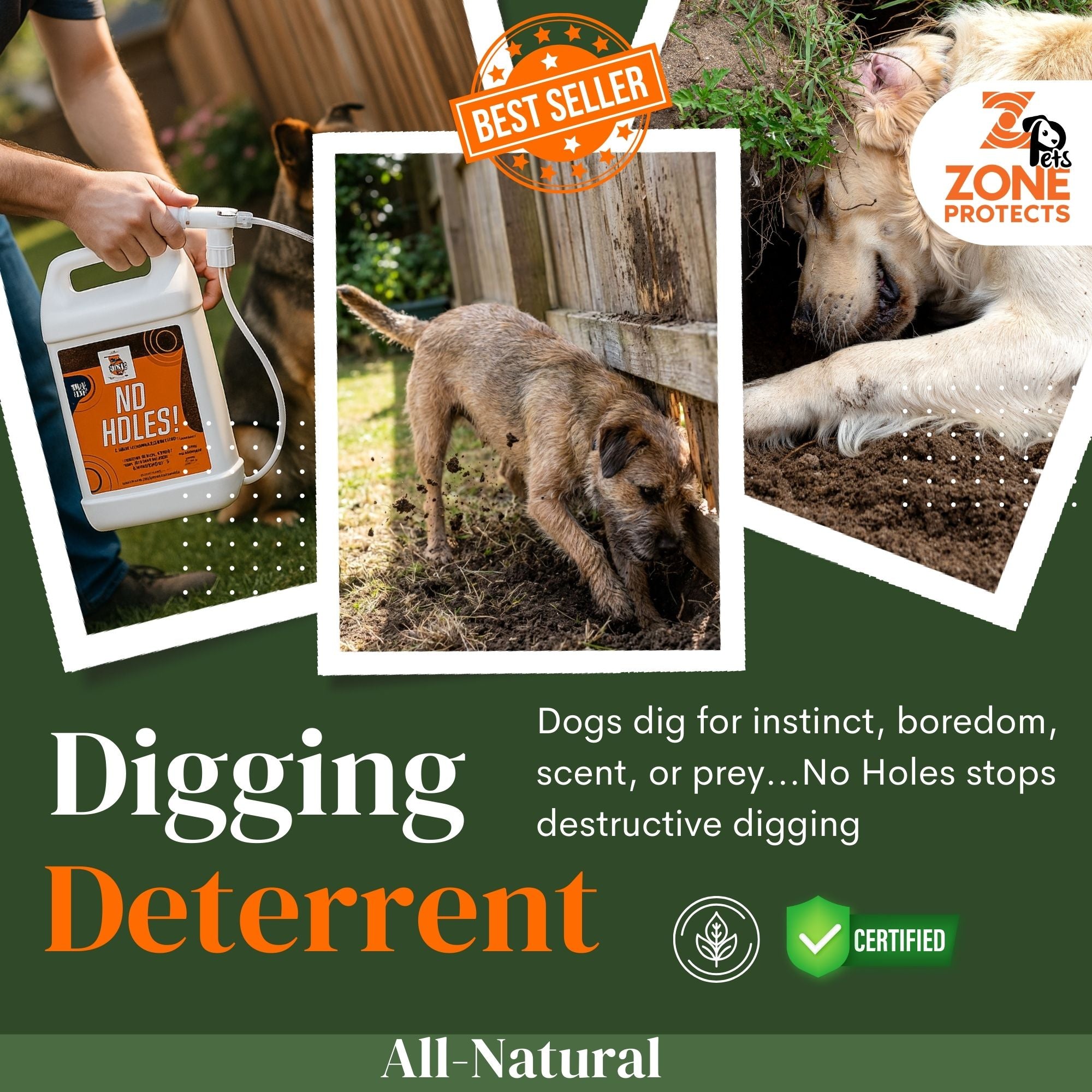 Dog & Yard Complete; Stop Digging, Chewing, Fleas/Ticks