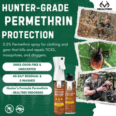 Permethrin Insecticide; Realtree Outfitter's Permethrin Spray Bundle, Mistosol + Refill