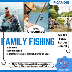 Tightline Picaridin Insect Repellent Spray, 1oz Case + Refill Bundle