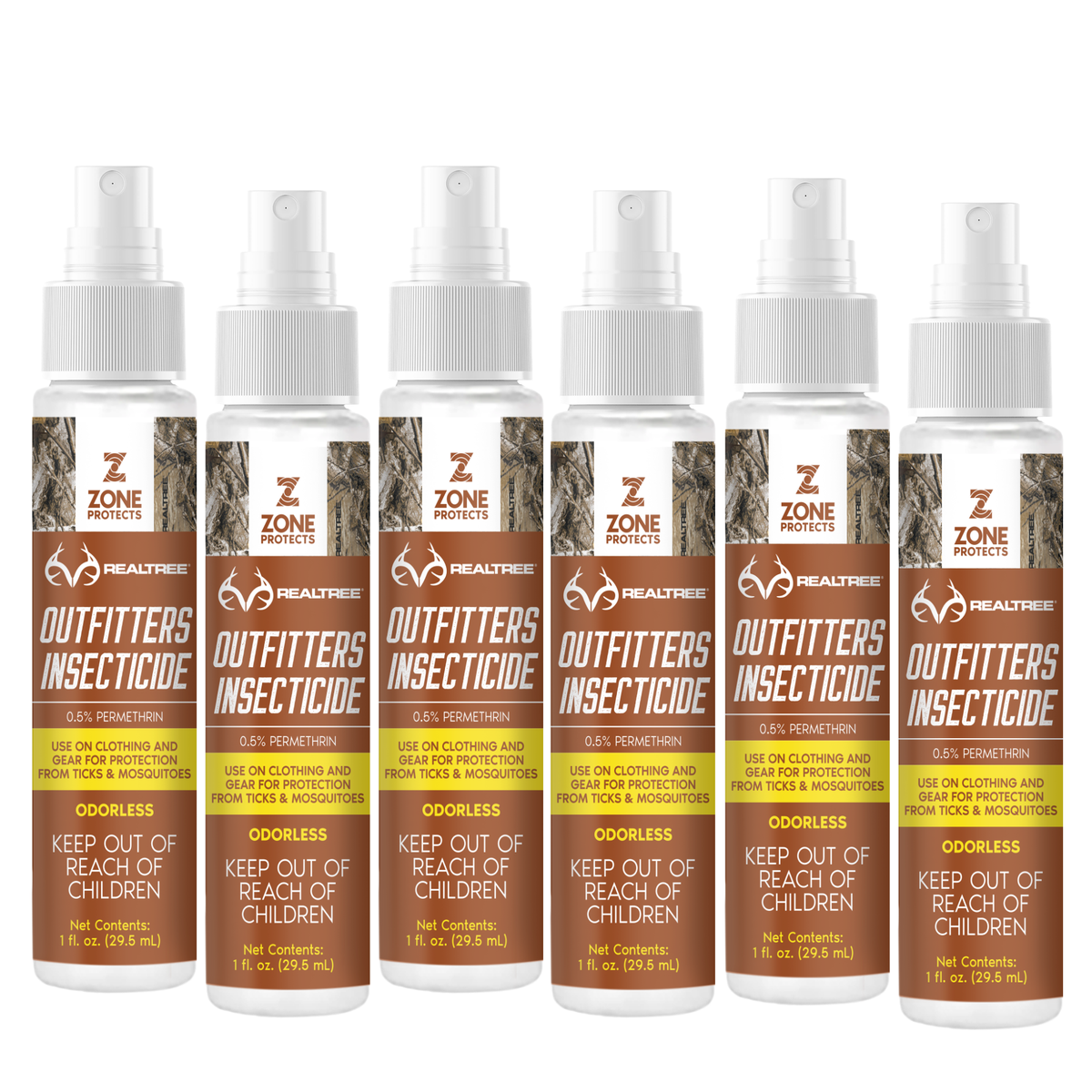 Zone Realtree Outfitters 1oz Travel Pack (Six Pack)