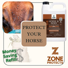 Horse & Rider Fly & Insect Repellent, Gallon Refill