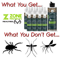 Zone Realtree Insect Repellent Spray, 1oz Case + Refill