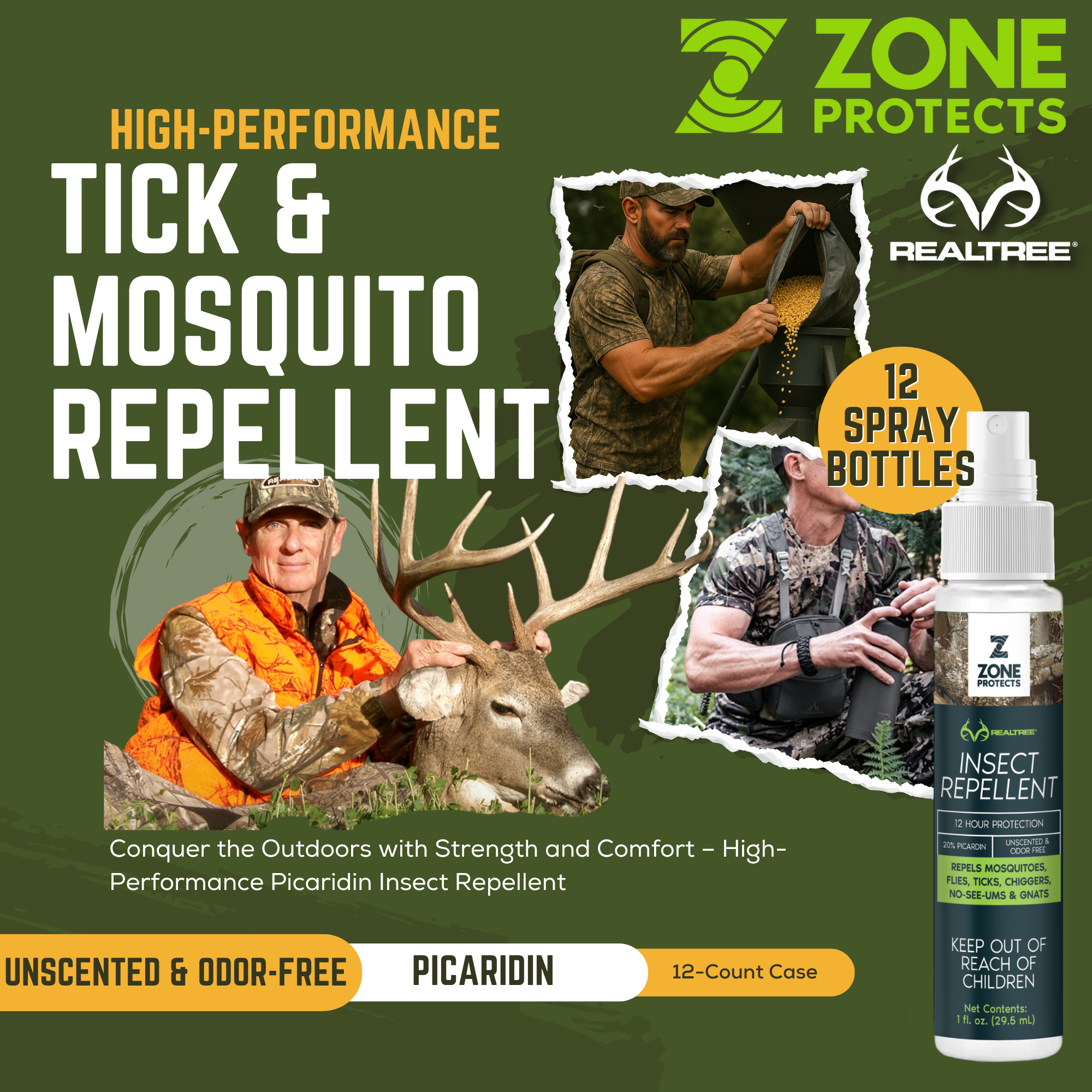 Realtree Unscented 1oz Master Case of 12