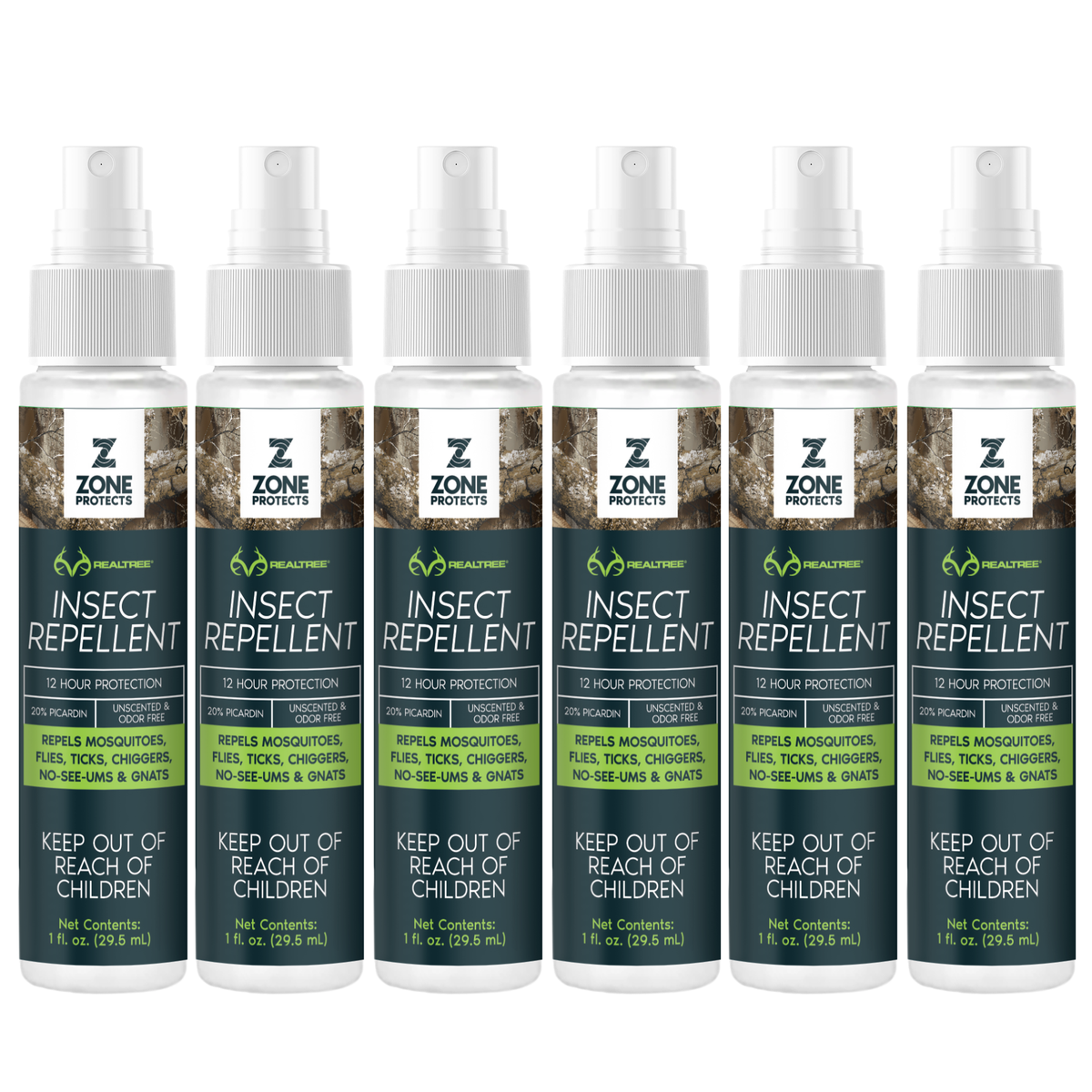 Realtree Unscented 1oz Travel Pack of 6