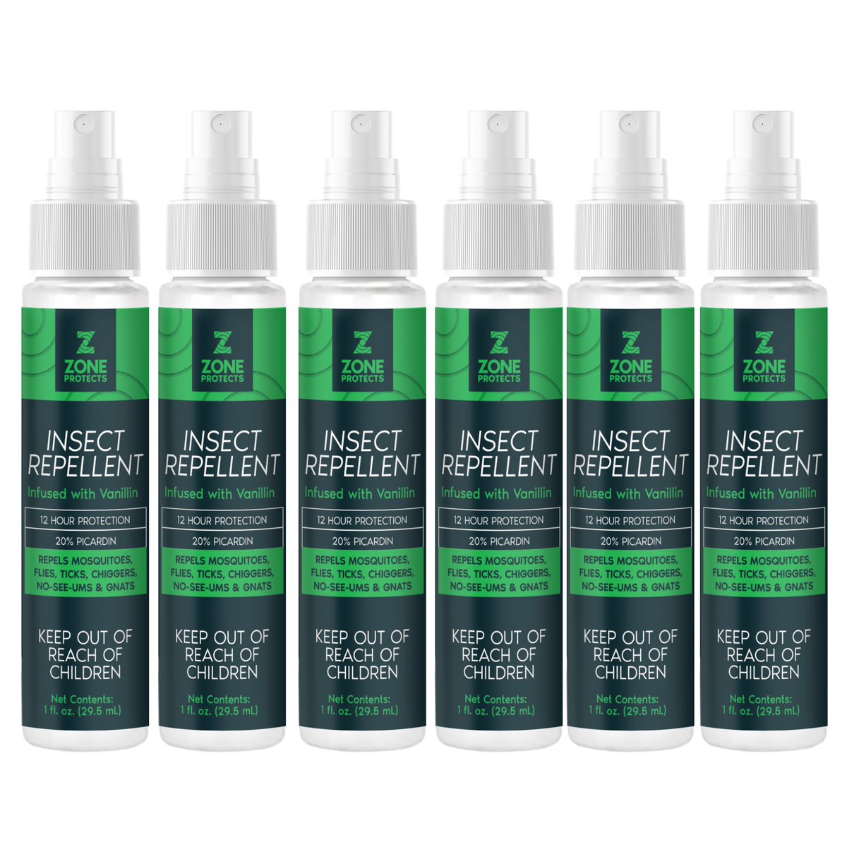 Scented Picaridin 1oz Travel Pack of 6