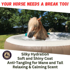 Silk-Stride Equine Shampoo; Frosted Lavender, 32oz