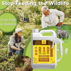 R.A.D.; Rabbit Animal Deer Repellent Gallon Trigger Sprayer - Animal Repellent